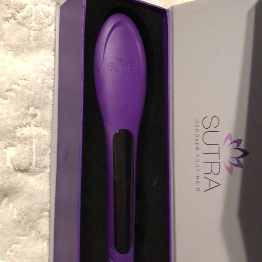Sutra straightening hair brush purple brand new